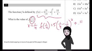 Sat practice test 7 Question 7 module 2 Mathematics 