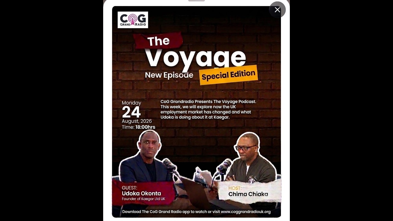 The Voyage with Udoka Okonta | Founder of Kaegar UK