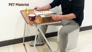 How to Use an Acrylic Folding Table Clear Portable Desk 70x45x68cm