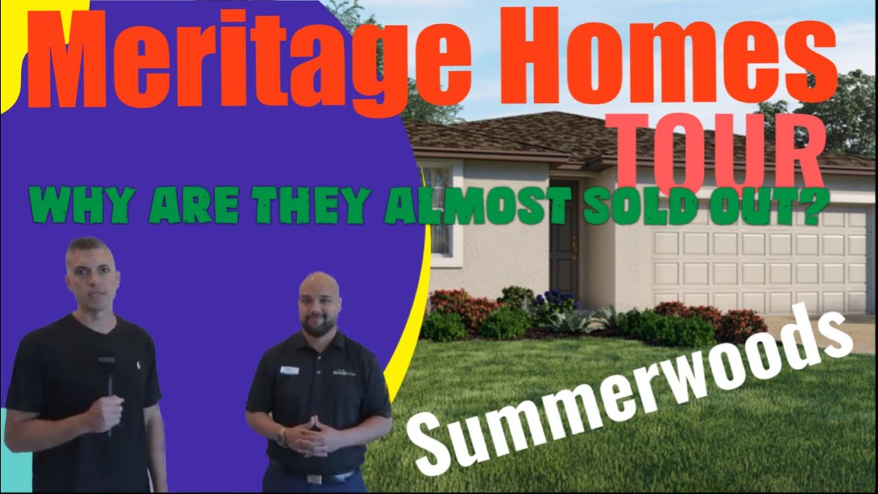 MERITAGE HOMES of SUMMERWOODS (part 2)NEW CONSTRUCTION MODEL TOUR in