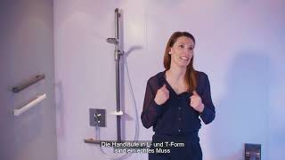 Duschandlauf in T-Form BE-LINE®