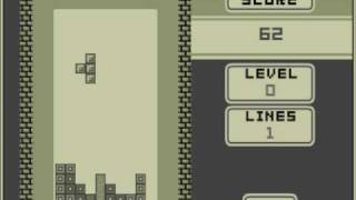 Tetris 1989 Gameplay on Gameboy
