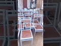 Iron Metal Chairs Tables