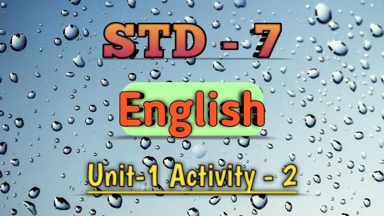 std 7 assignment sem 1
