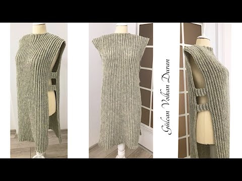 MUTLAKA ÖRMELİSİNİZ 🧶 - Tığ işi Kolay Örgü Tunik Yapımı