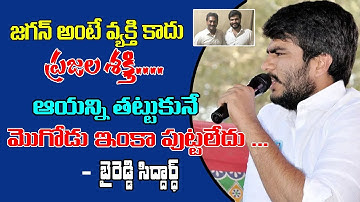 Byreddy Siddharth Reddy Tanuku Powerful Speech | Byreddy Siddharth reddy About Jagan | Top Telugu TV