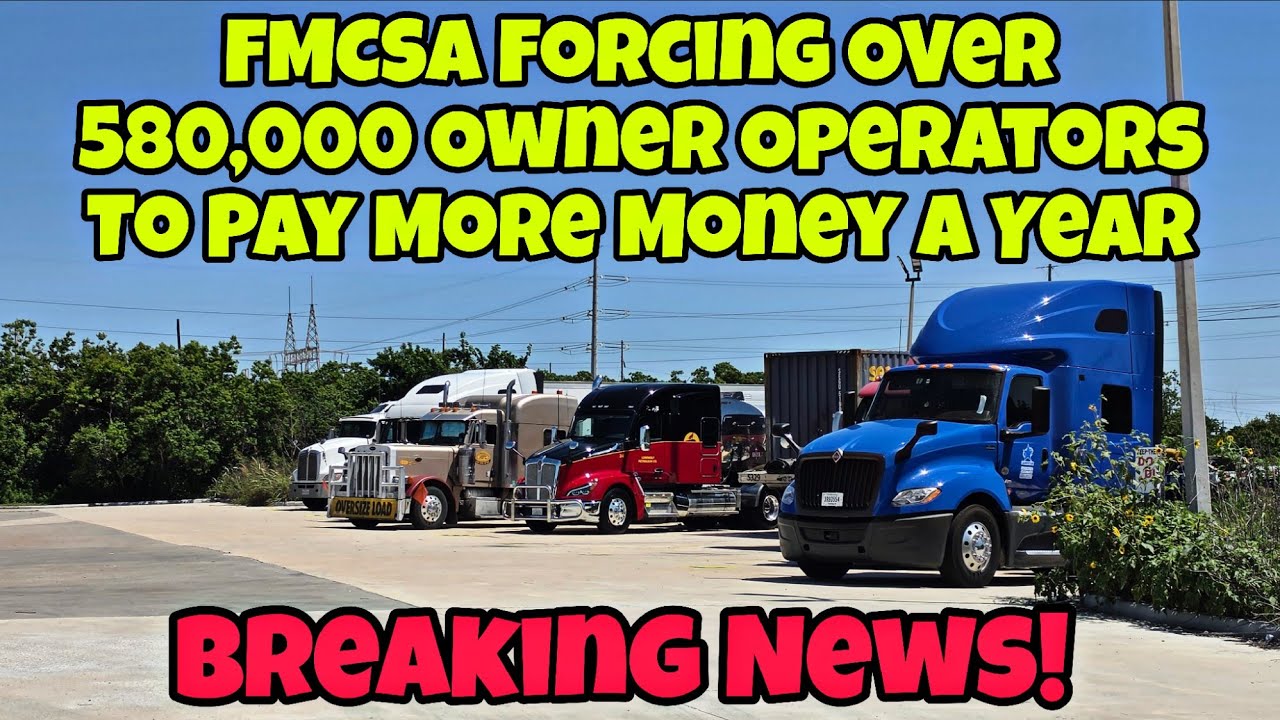 Fmcsa forcing over 580,000 owner Operators to pay more money for FMCSA 21 Million Dollar Mistake