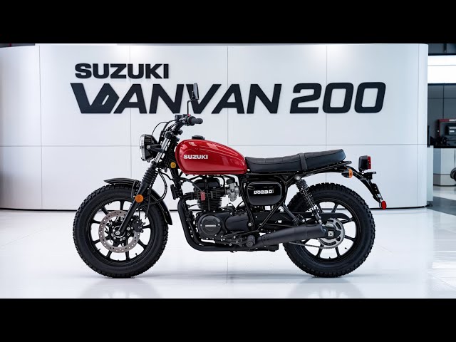 First Look at the 2026 Suzuki VanVan 200 – Classic Style Meets