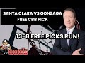 College Basketball Pick - Santa Clara vs Gonzaga Prediction, 2/2/2023 Free Best Bets & Odds