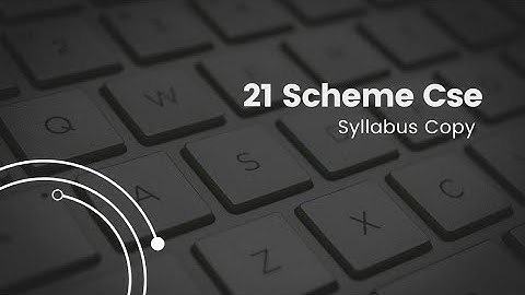 21 Scheme Vtu CSE 6th semester Syllabus Copy || Computer Science Engineering 6th sem syllabus copy