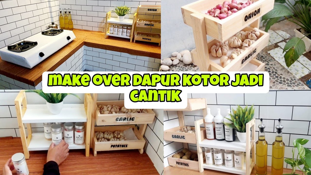 MAKE OVER DAPUR KOTOR JADI AESTHETIC LOW BUDGET⁉️MENATA DAN MERAPIKAN@Zulaikhapratiwy