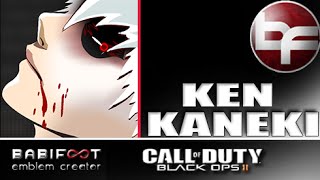 COD Black Ops 2 Emblem Tutorial - Ken Kaneki Tokyo Ghoul