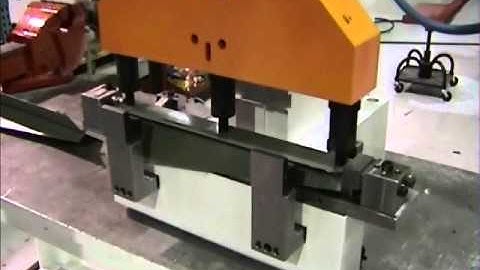 A BTM Special Machine clinching three Tog-L-Loc joints at once.
