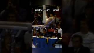 Which one would you bring back🤔 #gymnastics #banned #sports