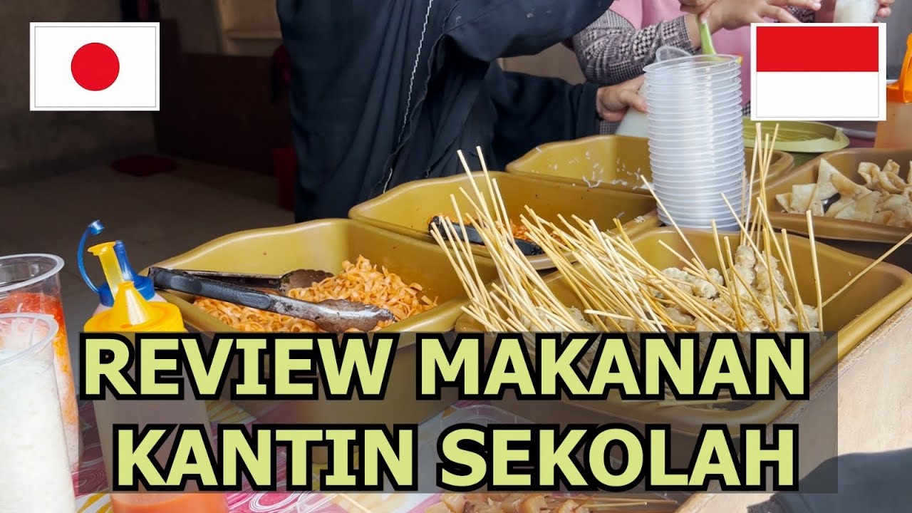 REAKSI MAMA JEPANG MAKAN MI JADUL DIKANTIN PONDOK