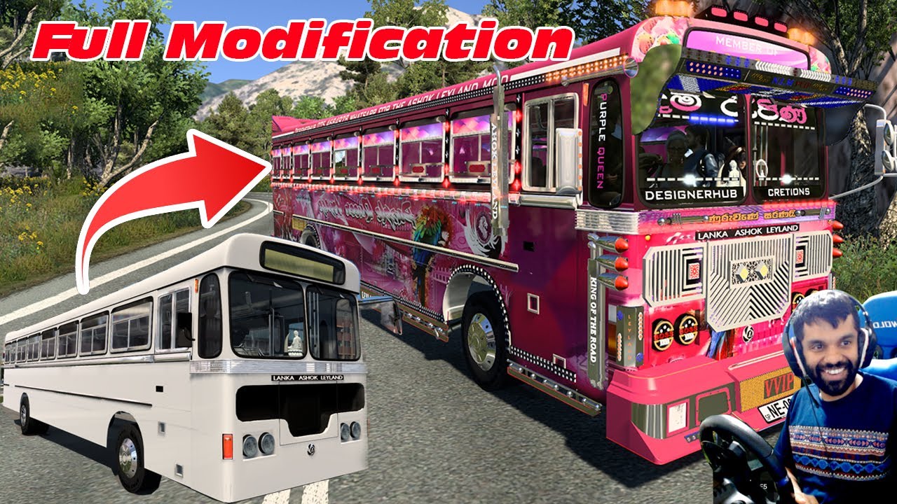 සුපිරියටම බස් එක හදමු | Free Mod Downlaod | Full modification BUS | VVIP BUS