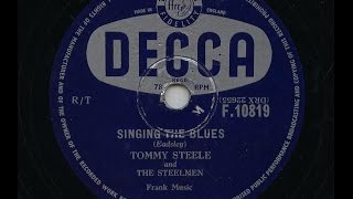 Tommy Steele 'Singing The Blues' 1956 78 rpm chords