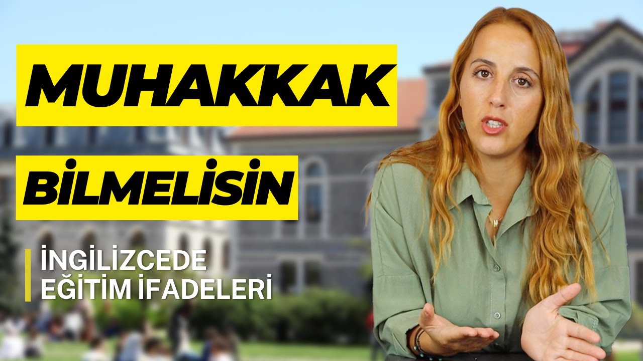 İngilizce Öğrenen Herkesin Bilmesi Gereken Terimler - YouTube