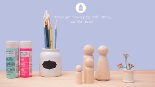 Lille Huset Painting Peg Dolls Series Video 03