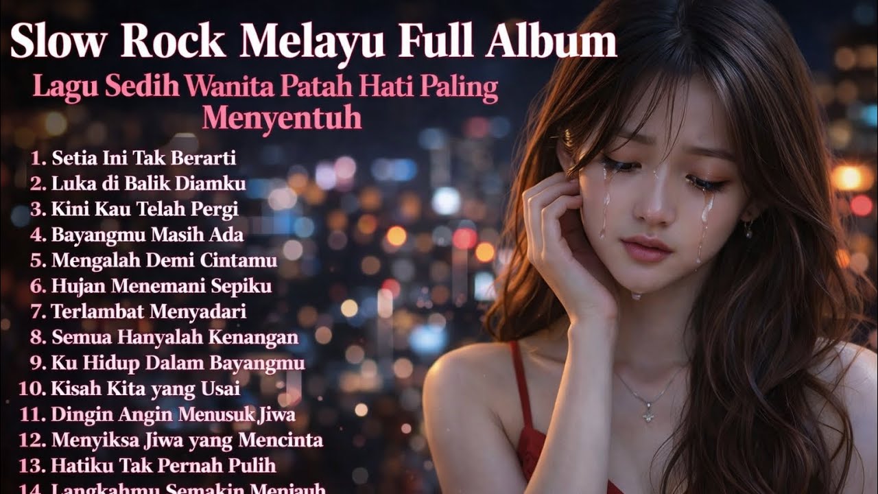 Slow Rock Melayu Full Album – Lagu Sedih Wanita Patah Hati Paling Menyentuh