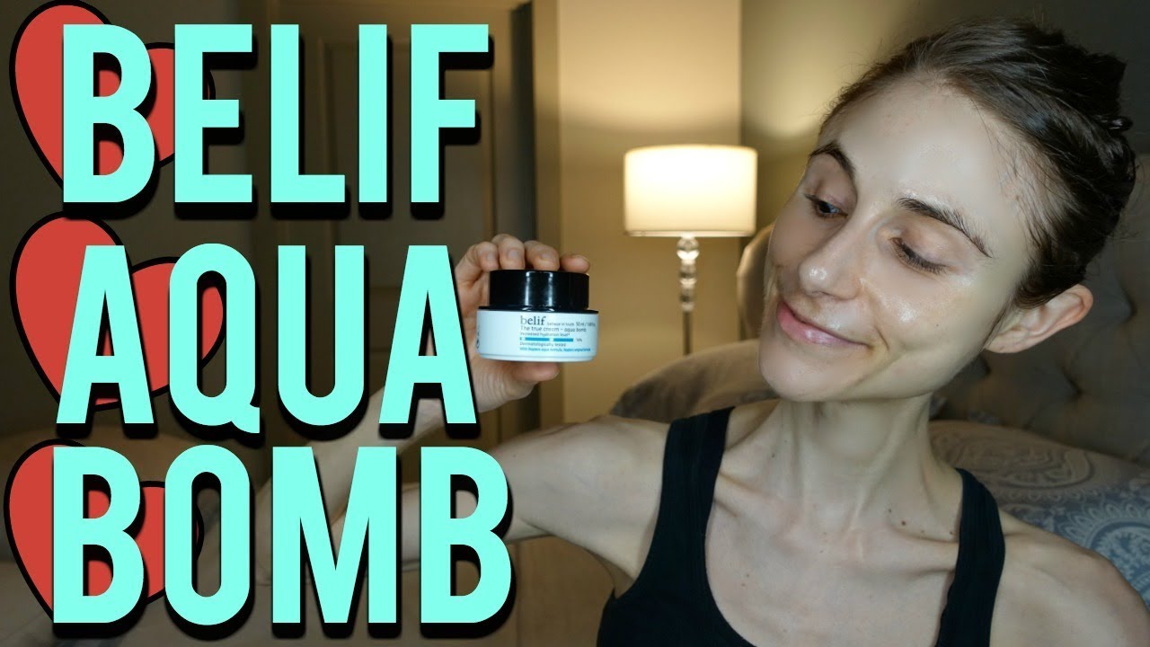 skincare routine order BELIF THE TRUE CREAM AQUA BOMB REVIEW| Dr Dray