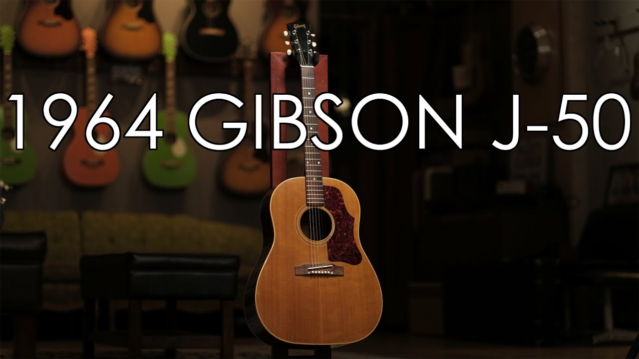 60s Gibson J-50 Original with Adjustable Saddle! - YouTube