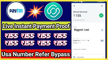 Usa Number Refer Bypass Trick | Paytm Cash Earning Trick | Maha Loot | Technical Friend