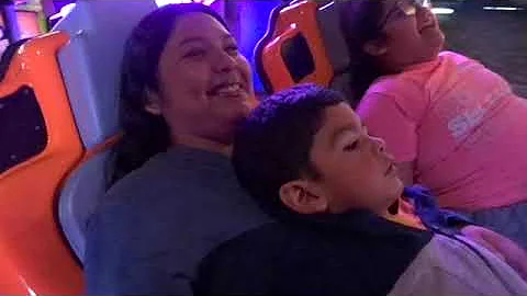 Adrian's First Time At Dave And Busters With The F...