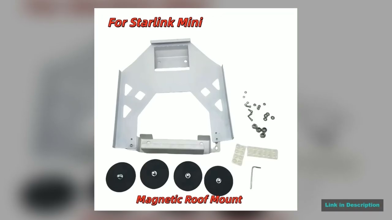For Starlink Mini Magnetic Roof Mount Stainless Steel Design for Secure Attachment on For Campers