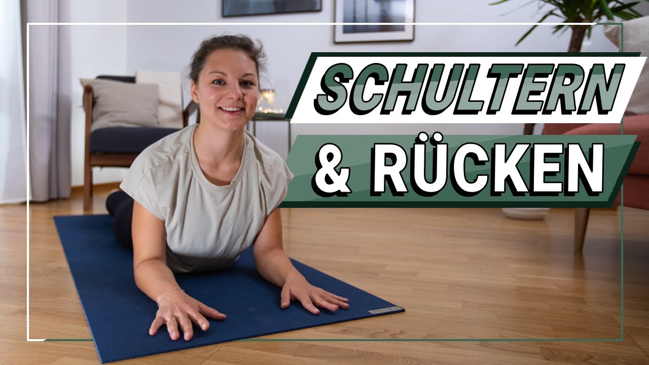 Yoga für Schultern und oberen Rücken - Dehnen und Verspannungen lösen  (ohne Hund) | 22 Min