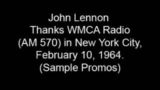 Beatles First Visit - John Lennon Promotes WMCA Radio (New York) - 10 Feb 1964