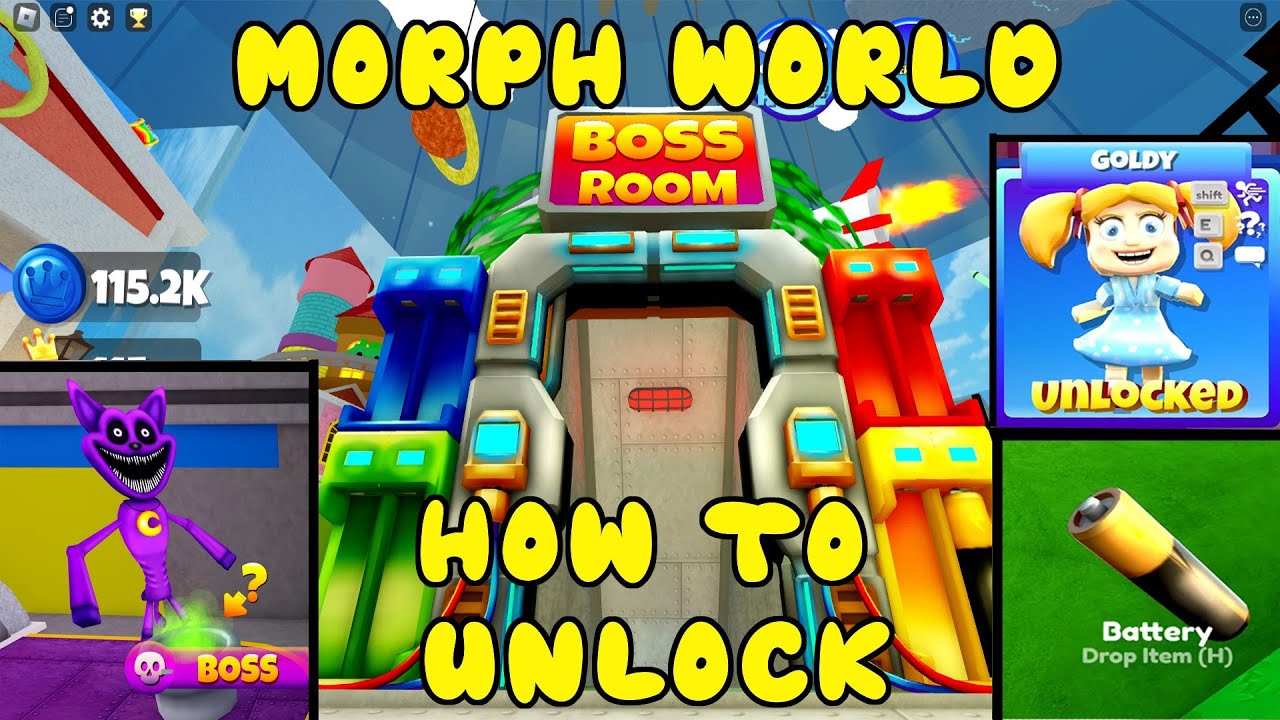MORPH WORLD * CRITTEER WORLD * BOSS FIGHT * ROBLOX -  NEW UPDATE