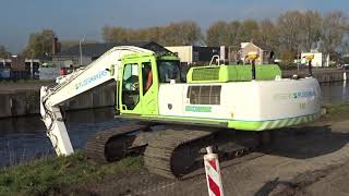 CASE CX350C UITDIEPEN ROOSENDAALSE VLIET ZWAAIKOM