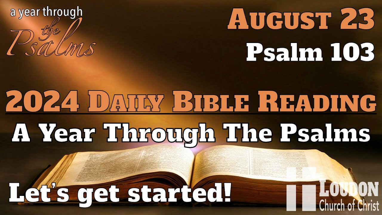 2024 Daily Bible Reading - August 23 - YouTube