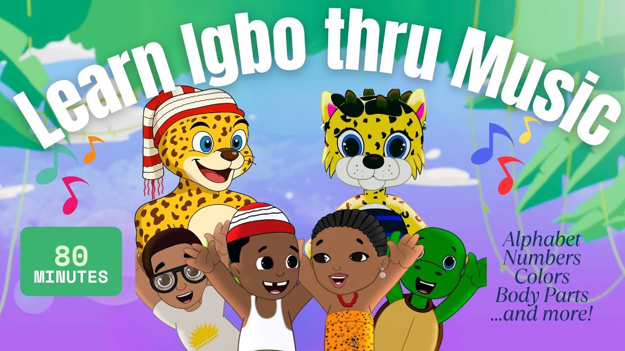 Learn Igbo ABCh, 123 + More Fun Cartoons | Nursery Rhymes - Children's Songs