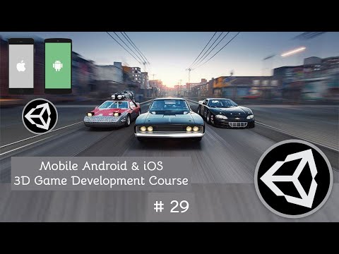 Car Selection Menu in Unity 3D Mobile Game Development Tutorial - Build iOS and Android Games Course