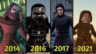 Evolution of Kylo Ren in Video Games (2014~2021)