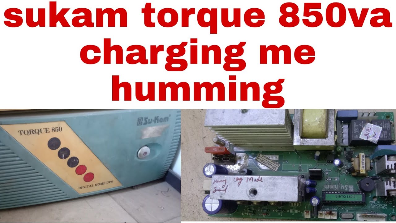 SU-KAM Torque 850va charging me humming karta hai kaise trace Karen