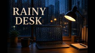 Rainy Window Desk | Deep Focus Piano 🌧️