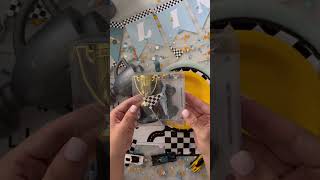 UNDER $5 Race Car Party Favors! #diypartyideas #racecarparty #partyfavors #partydecor #racecarparty