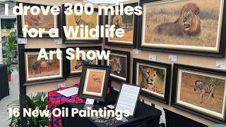 From Studio to Show: I Drove 300 Miles with 16 New Wildlife Paintings
