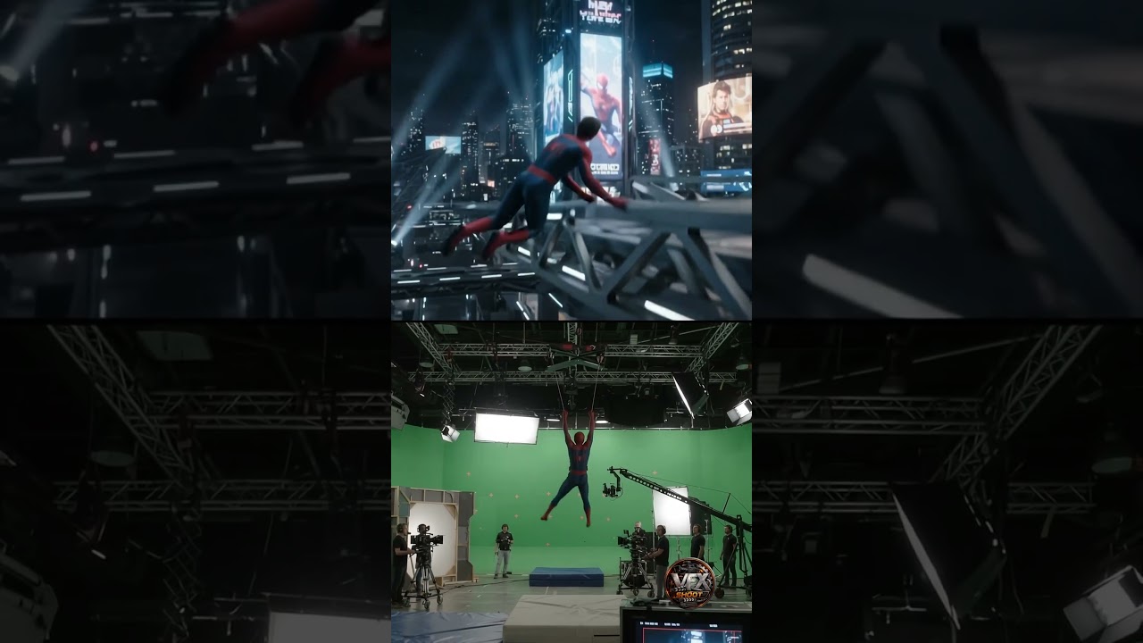 🕷️ MOVIE VS REALITY — FUTURISTIC CONVENTION CENTER RESCUE