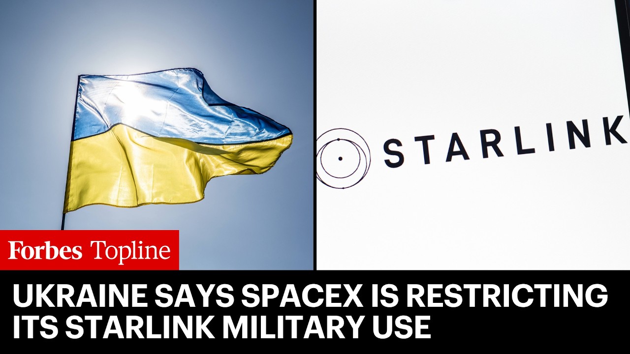 Ukraine Says Musk's SpaceX Is Restricting Its Starlink Military Use—Drone Missions Affected
