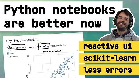 Python notebooks are better now