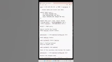 PostgreSQL 18 High Availability Cluster-installatie met Patroni + HAProxy op Ubuntu 24.04 LTS 🚀 #...