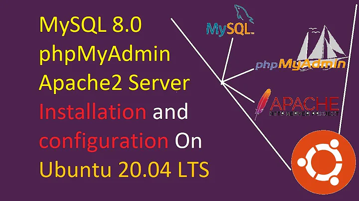 How to install & configure MySQL 8.0 and phpMyAdmin with Apache2 server on Ubuntu 20.04 LTS