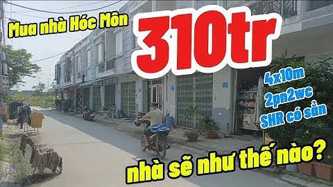 💥 Đúng 310 triệu sở hữu ngay nhà cuối Hóc Môn sổ hồng riêng 4x10m | Tìm nhà Hóc Môn dưới 500 triệu