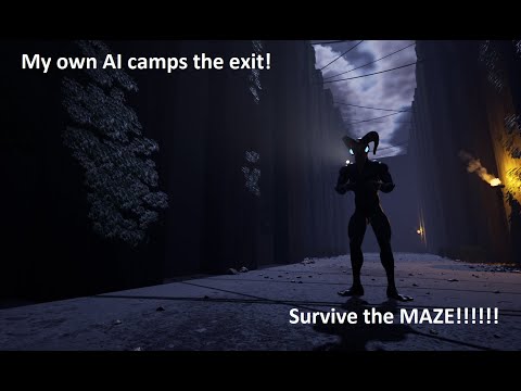 AI Camps the Exit Unreal Engine 5 Maze Runners