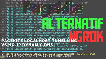 PageKite localhost tunelling vs No-IP dynamic DNS - Publish your game-web-SSH servers