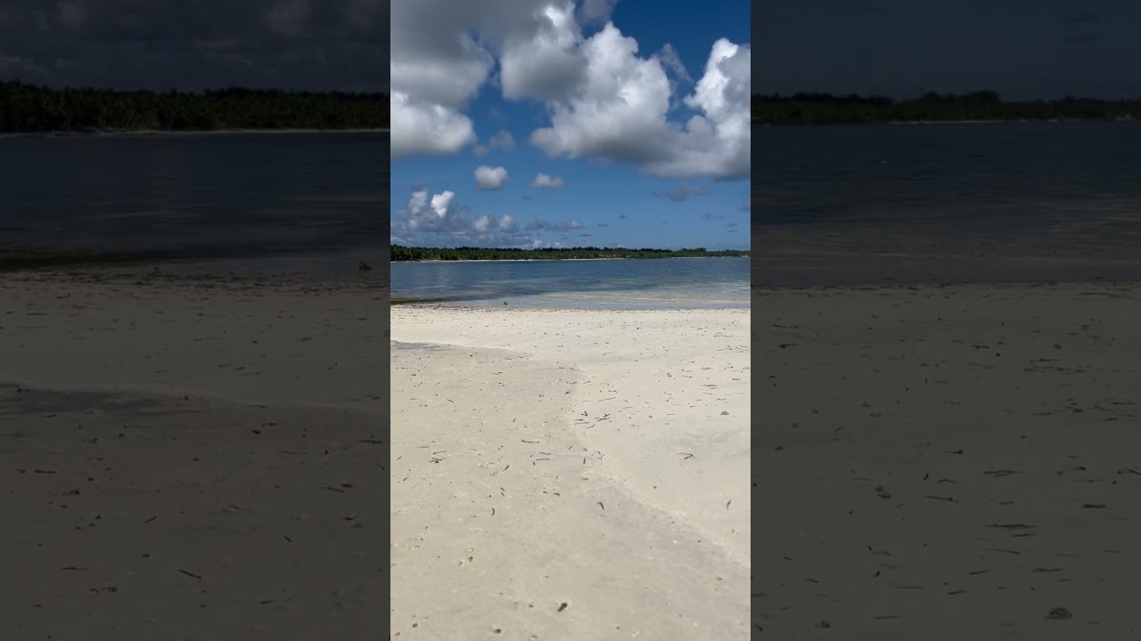 Where does the beach end? 